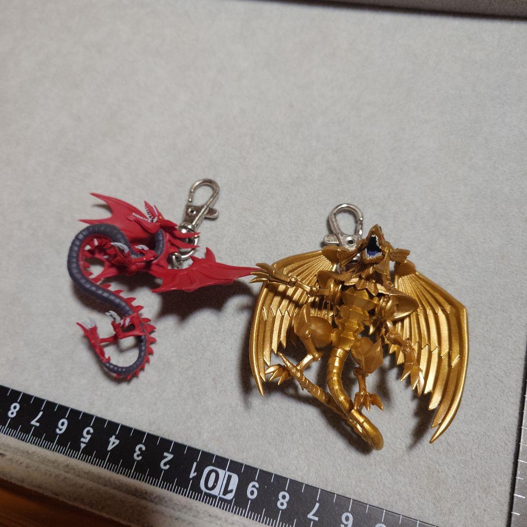 Yu-Gi-Oh! Figure Keychain Ra's Winged Dragon and Obelisk the Tormentor Set