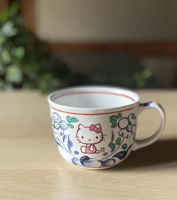 三丽鸥 “Hello Kitty” × 麦山窑咖啡厅-Hello Kitty蓝