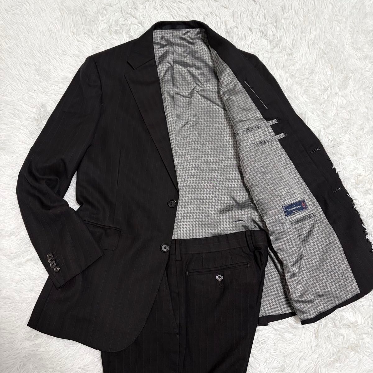 WORLD'S BESPOKE × Zenga zenia定制套装条纹设置浓茶