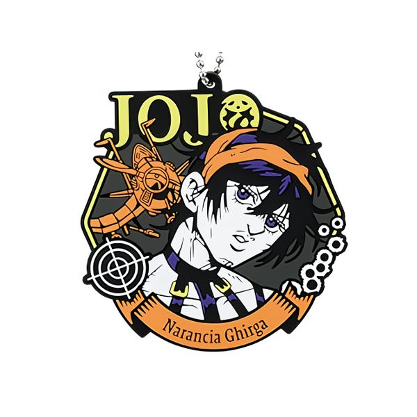一番抽奖《JOJO的奇妙冒险》 GOLDEN WIND K奖 橡胶挂饰 纳兰迦·吉尔卡&空军上校 单品 动漫角色周边