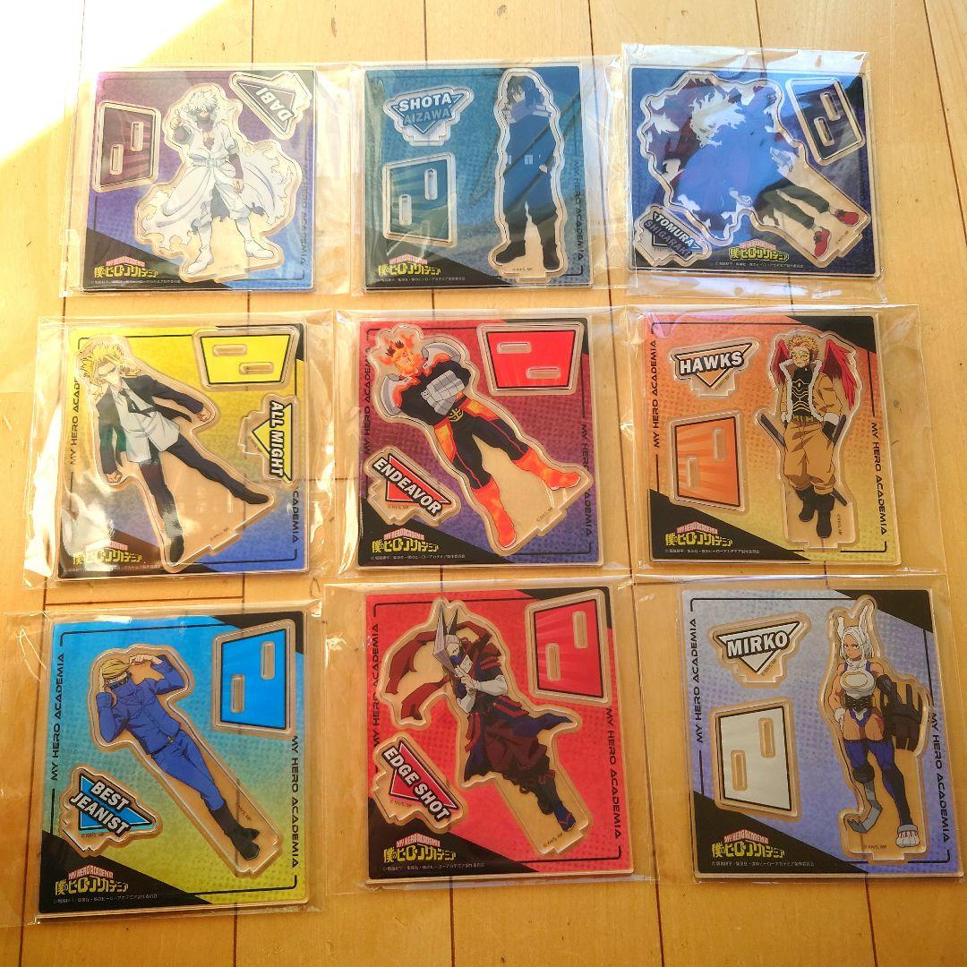 My Hero Academia Acrylic Stand 9-Piece Set, New