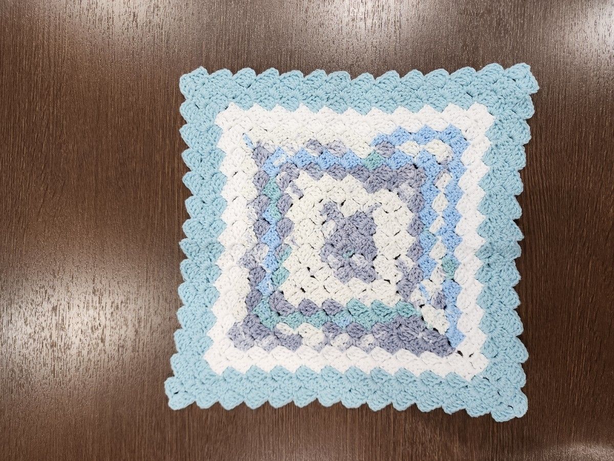 かぎ針編み ニッタオル ハンカチ ハンドメイド nt07