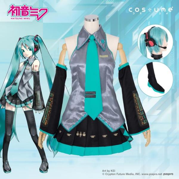 初音ミク 2023 初音ミク コスチュームセット/S-M COSYUME 0593-5411Y