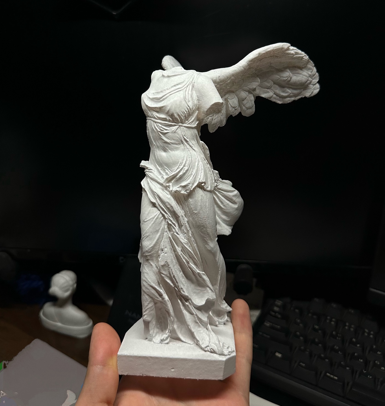 萨莫色雷斯的胜利女神 迷你石膏雕像人偶