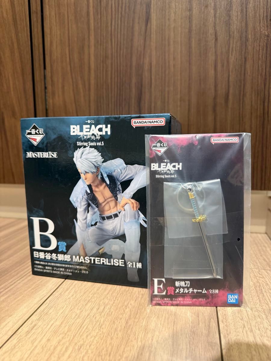 一番くじ BLEACH B賞 日番谷冬獅郎 フィギュア +F賞 氷輪丸