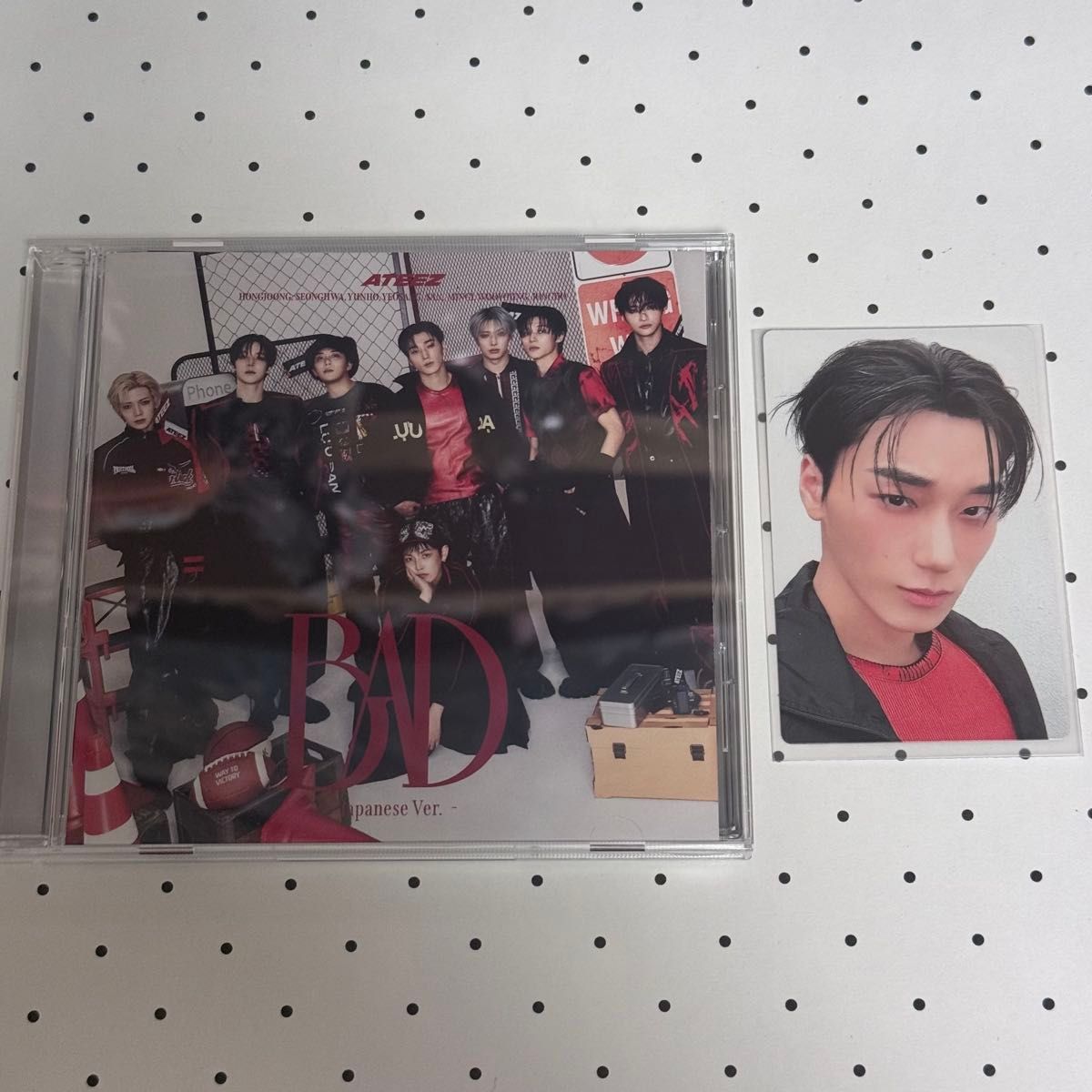 ATEEZ BAD 日本版. CD 收藏卡 San fp盘