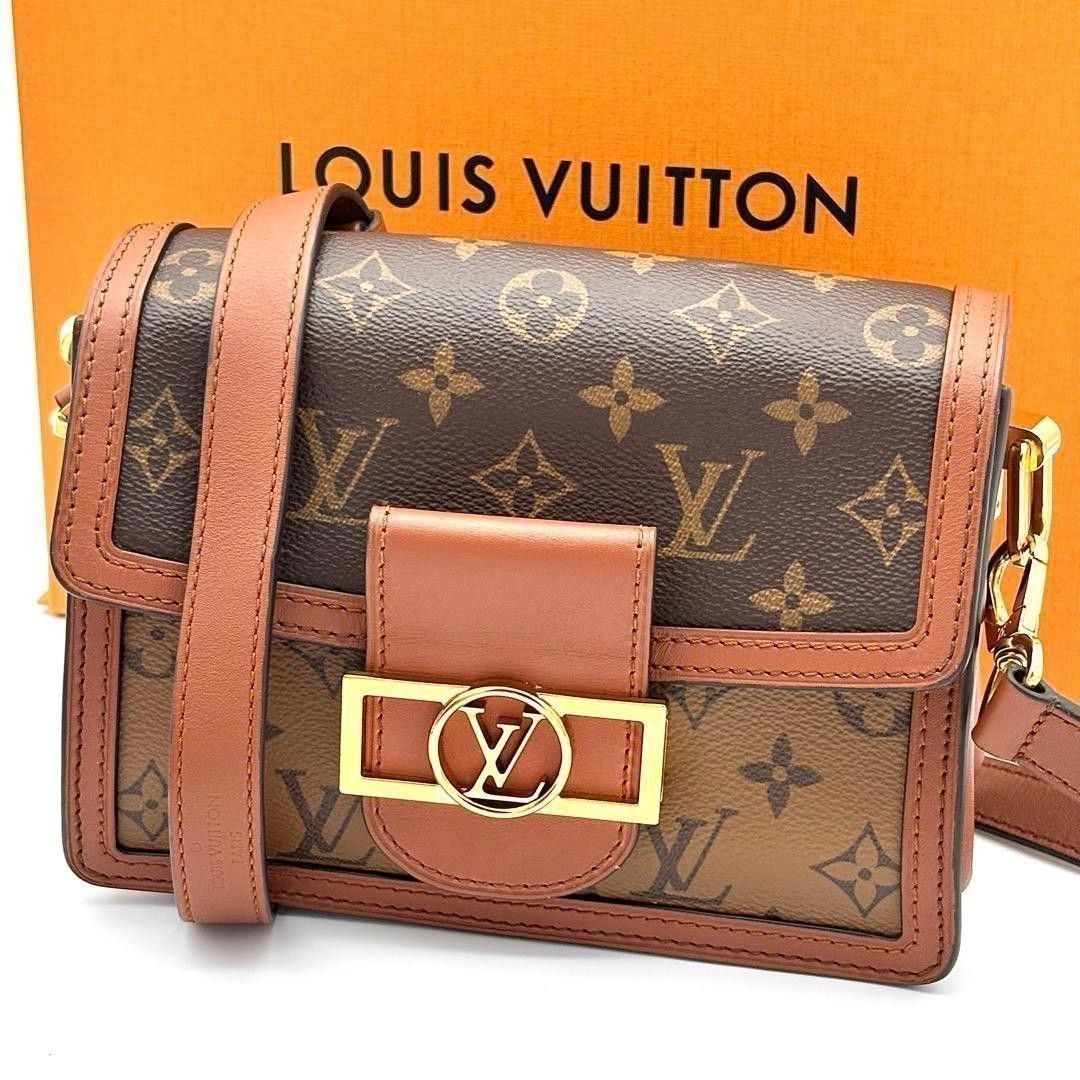 ☆極美品☆Louis Vuitton ルイヴィトン ショルダーバッグ 鞄 2way ドーフィーヌMINI モノグラムリバース