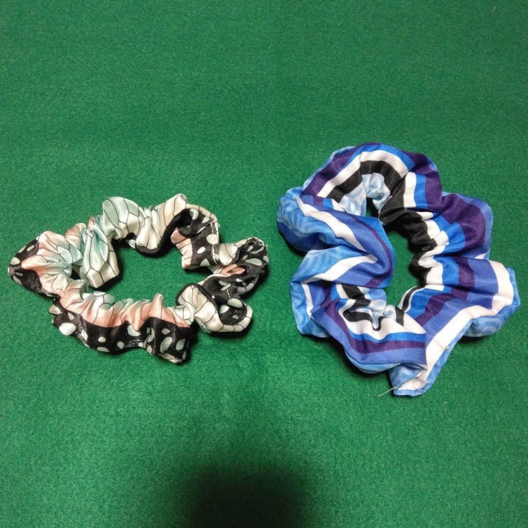 鬼灭之刃风格 和风图案 发圈 2个装 发饰
