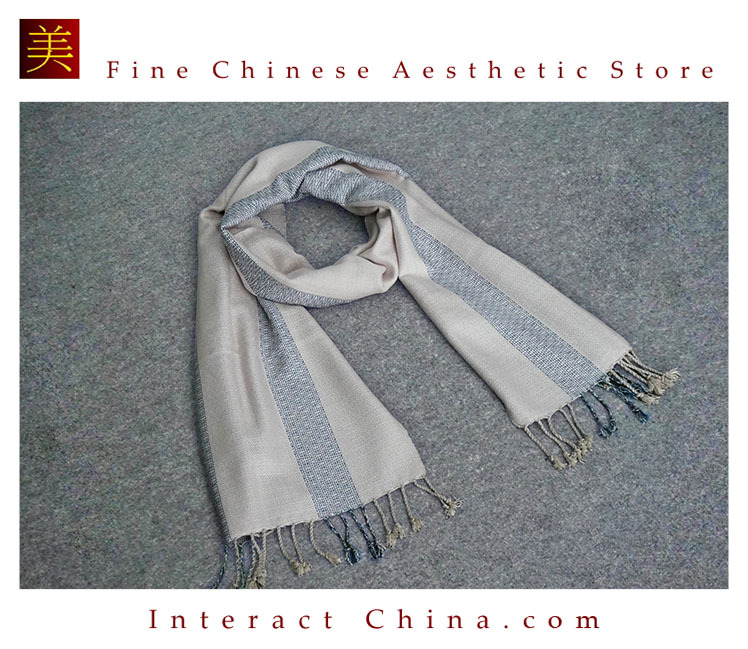 柔软双面设计,泰国手工伊卡特棉质围巾,女性款,公平贸易产品#114