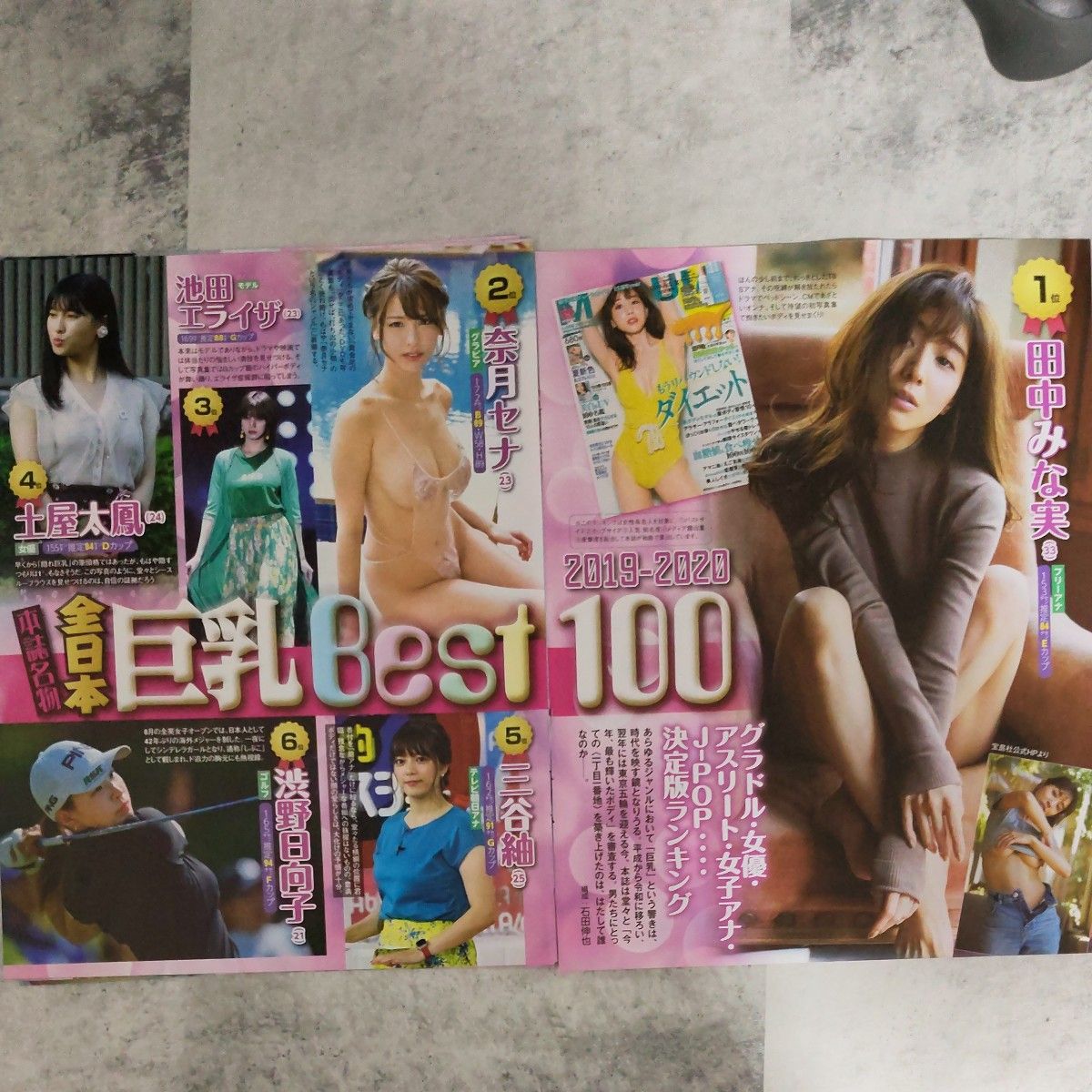 Best 100 2019-2020 写真偶像、女演员、运动员、女主播 12页