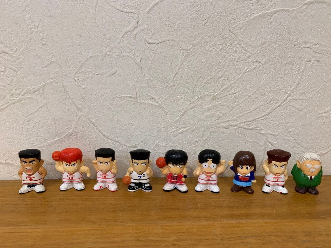 N0519-16★Slam Dunk Mini Figure Hanamichi Sakuragi / Hisashi Mitsui / Rukawa