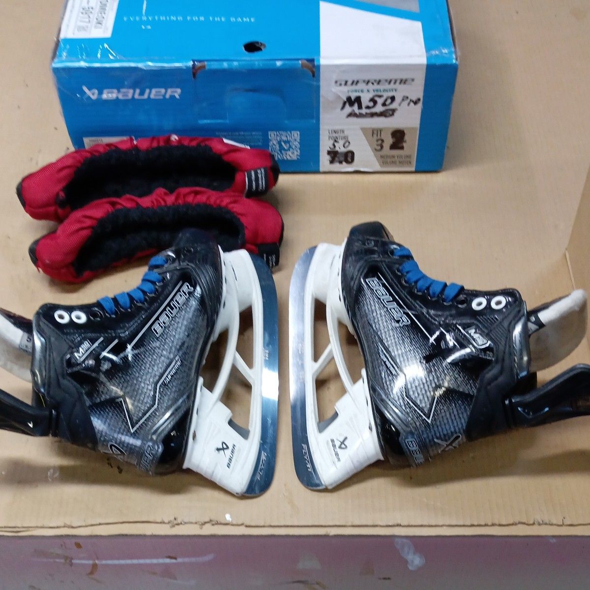 BAUER SUPREME M50 Pro冰球溜冰鞋尺寸5.0 Fit3