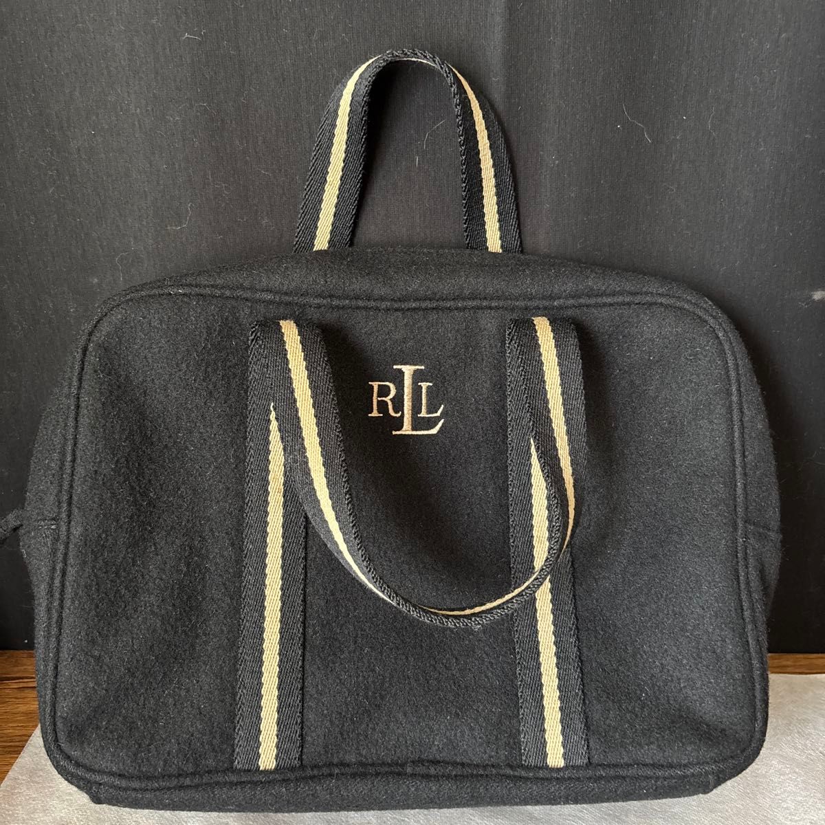 RALPH LAUREN Polo Ralph Lauren Tote Bag, Black, Almost New, Unused Inside