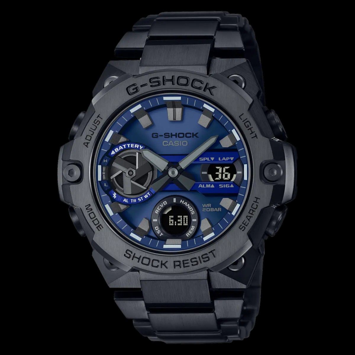 CASIO G-SHOCK G-STEEL GST-B400BD-1A2JF塔夫太阳能蓝牙