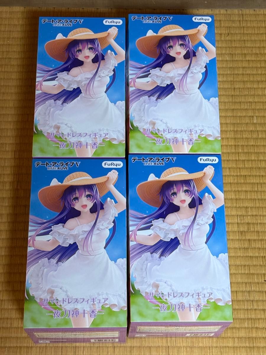 ☆新品速达☆约会大作战V 夏日礼服手办 夜刀神十香 4个套装