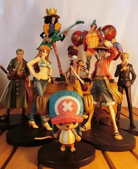 One Piece DX Figure GRANDLINE MEN Straw Hat Crew 8-Piece Set