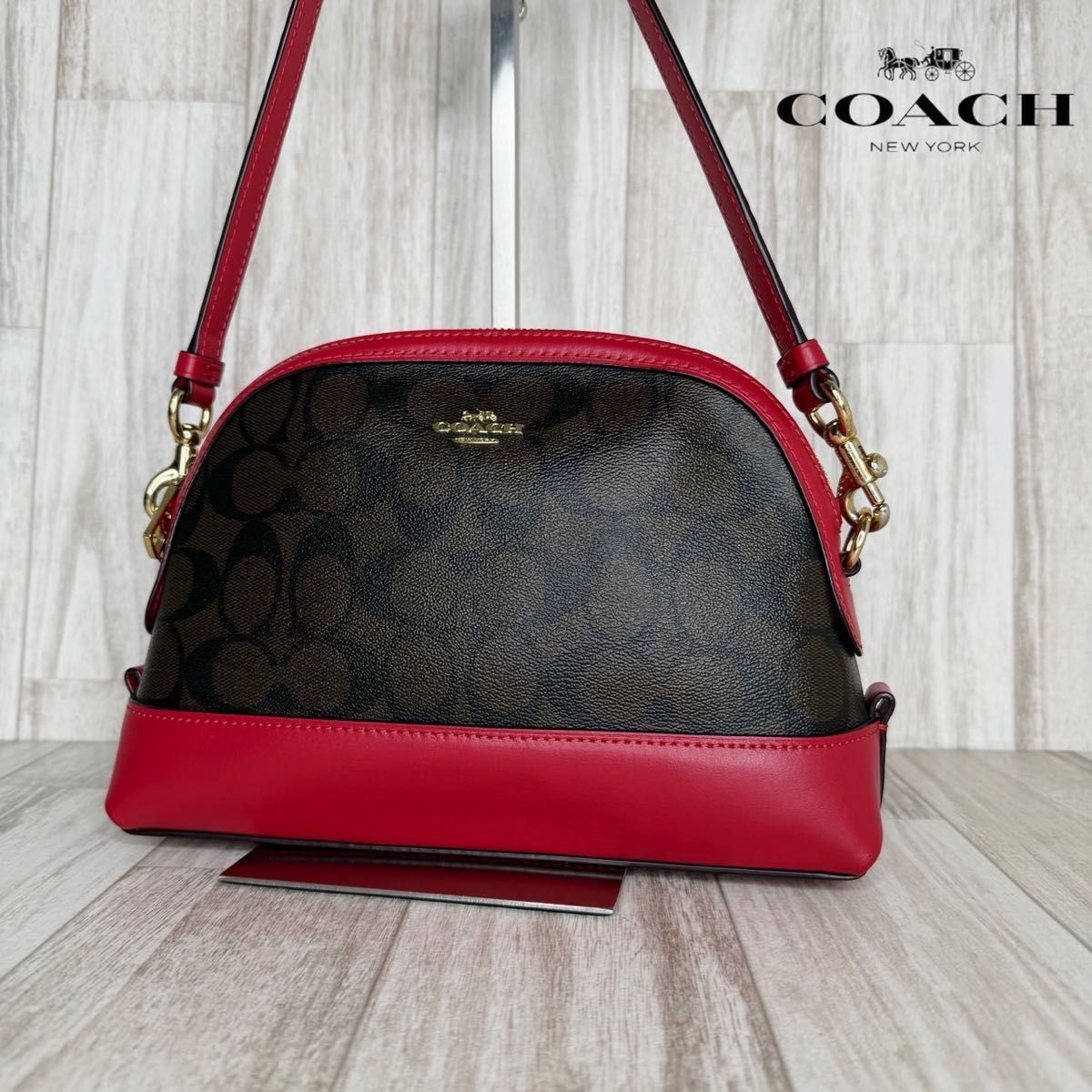 COACH 科技签名款单肩包 60