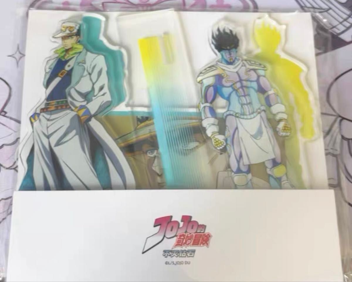 JoJo's Bizarre Adventure in China Venue Limited Diamonds Are Unbreakable Kujo Jotaro Star Platinum Acrylic Stand
