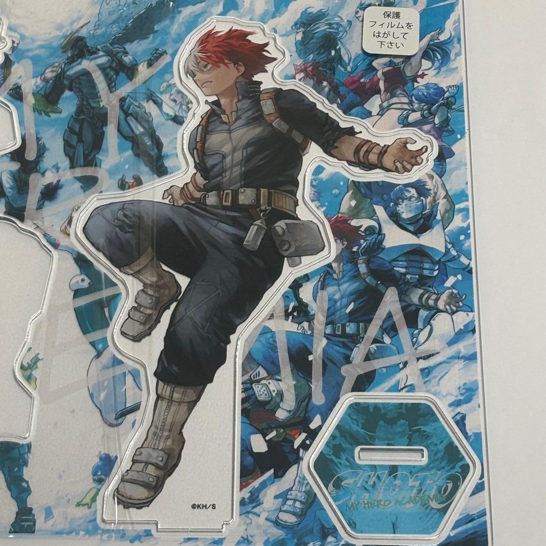 ヒロアカ 原画展 轟焦凍 アクリルMEGAフィギュア