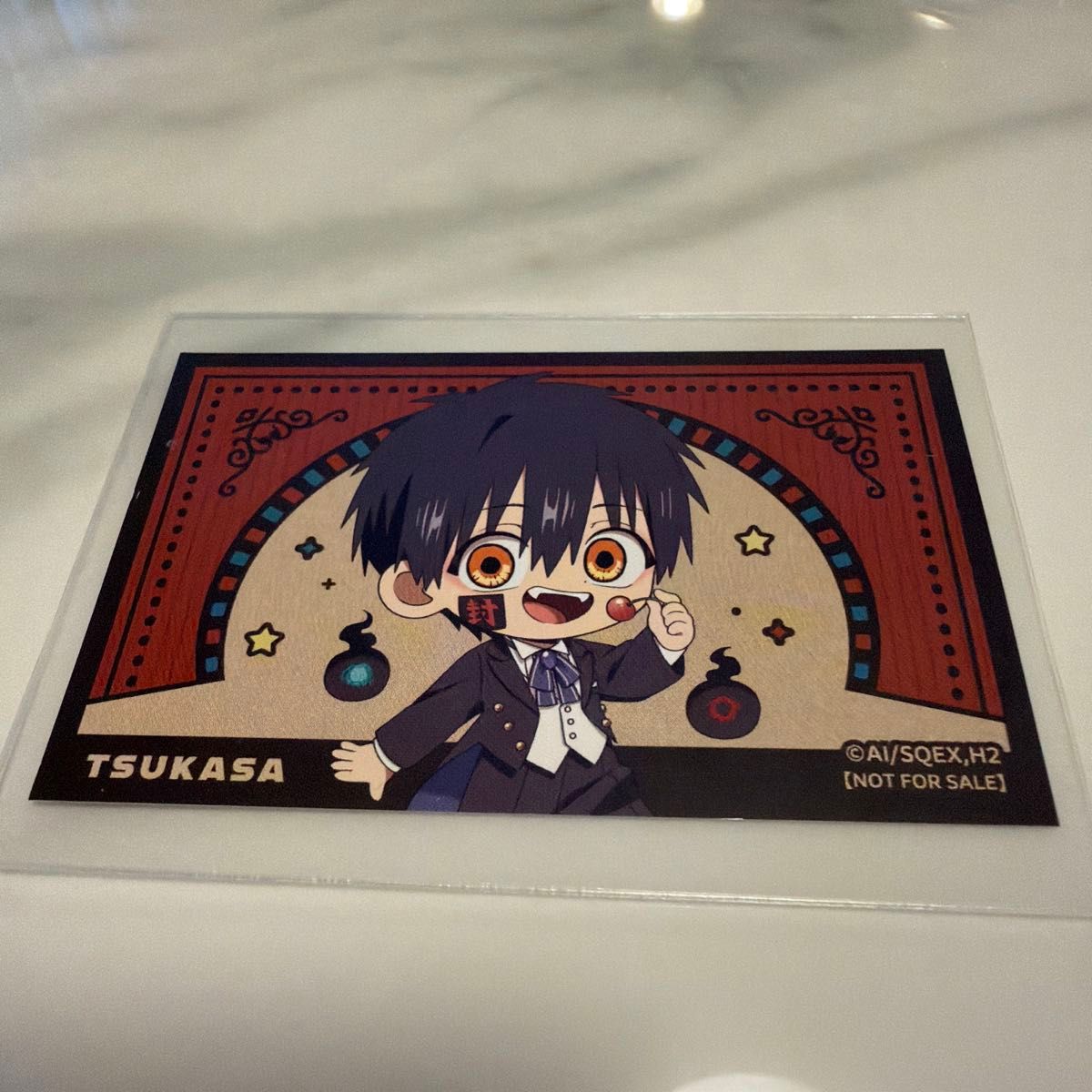 Jibaku Shounen Hanako-kun Suipara Bonus Tsukasa Mini Card