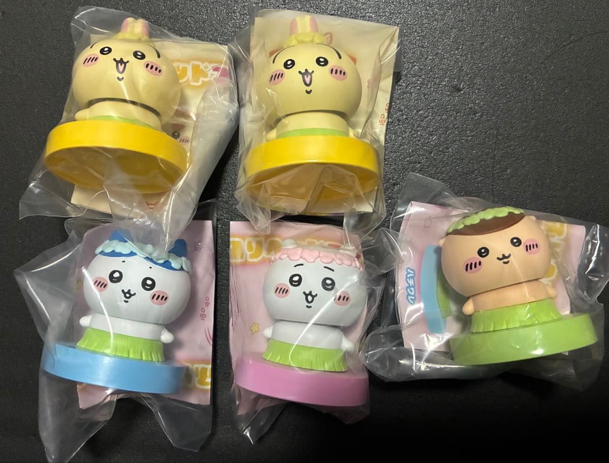 吉伊卡哇 摇摆头部手办 4款套装 草裙舞
