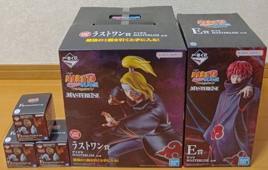 特价套装 一番赏 NARUTO疾风传 风影夺还篇 最后一奖 迪达拉 E奖 蝎 手办套装