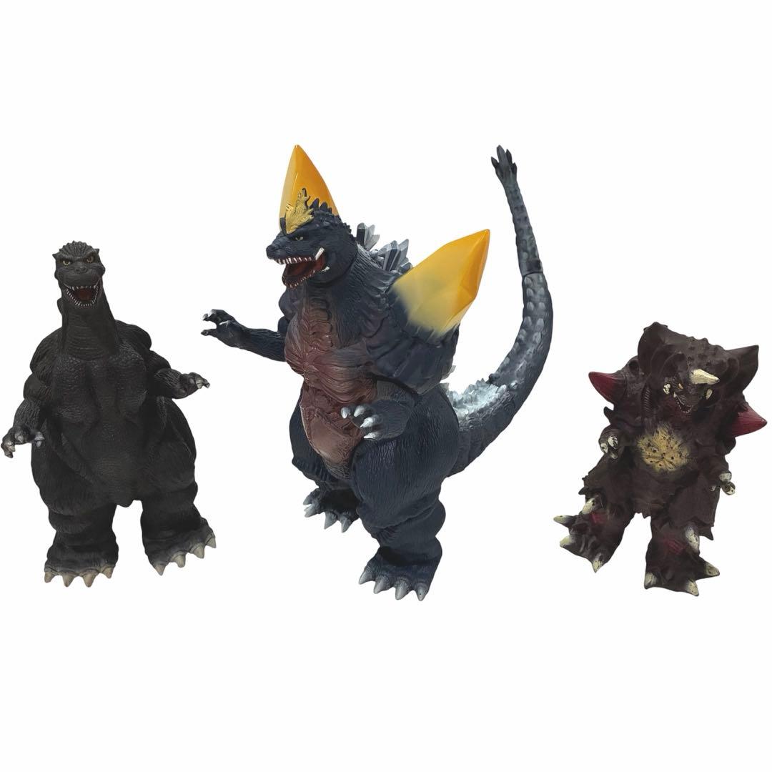 Godzilla Figures Lot Junk Condition SpaceGodzilla Destoroyah 1990s