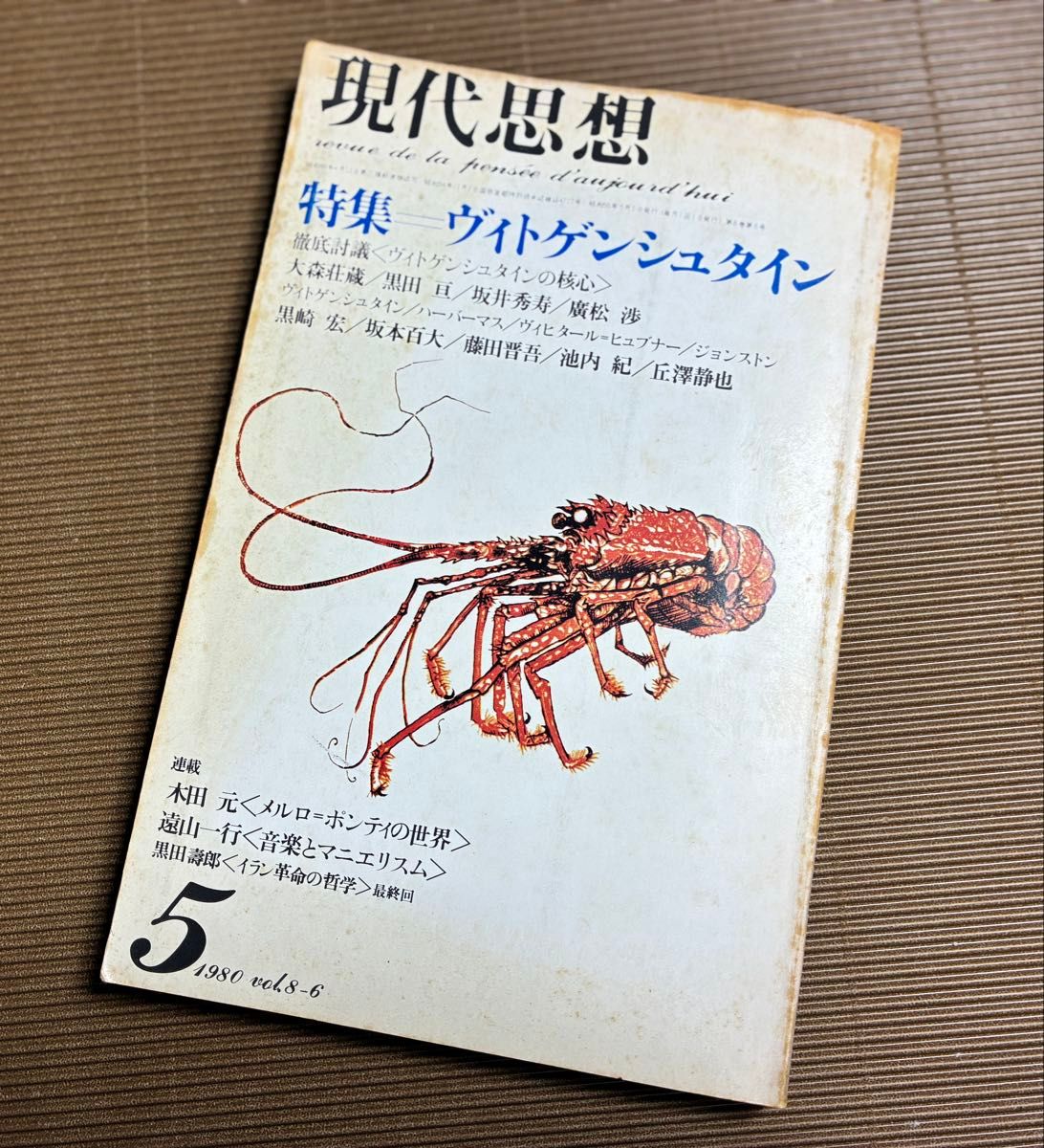 现代思想1980年vol.8-6特集维特根斯坦