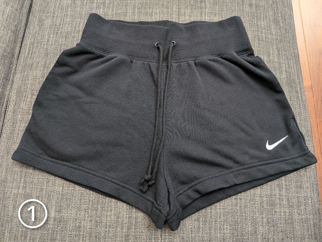 【最终降价】NIKE 女士短裤 黑色（2条套装）