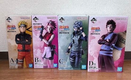 一番赏 NARUTO 疾风传 风影夺还篇 4种 A奖 漩涡鸣人 B奖 春野樱 C奖 旗木卡卡西 D奖 我爱罗 新品