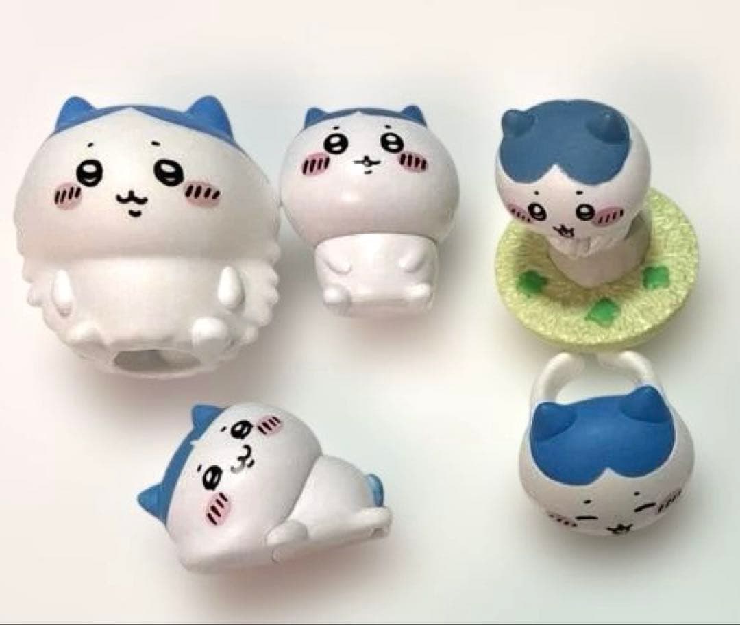 ちいかわ インテリアミニフィギュア ソフビ フェイスリング 他 ハチワレまとめ