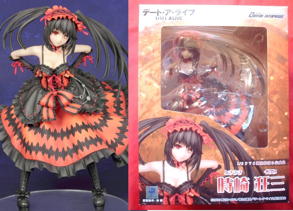 1000円開始〜正規品【グリフォンエンタープライズ】デート・ア・ライブ 時崎狂三 1/8 完成品フィギュア