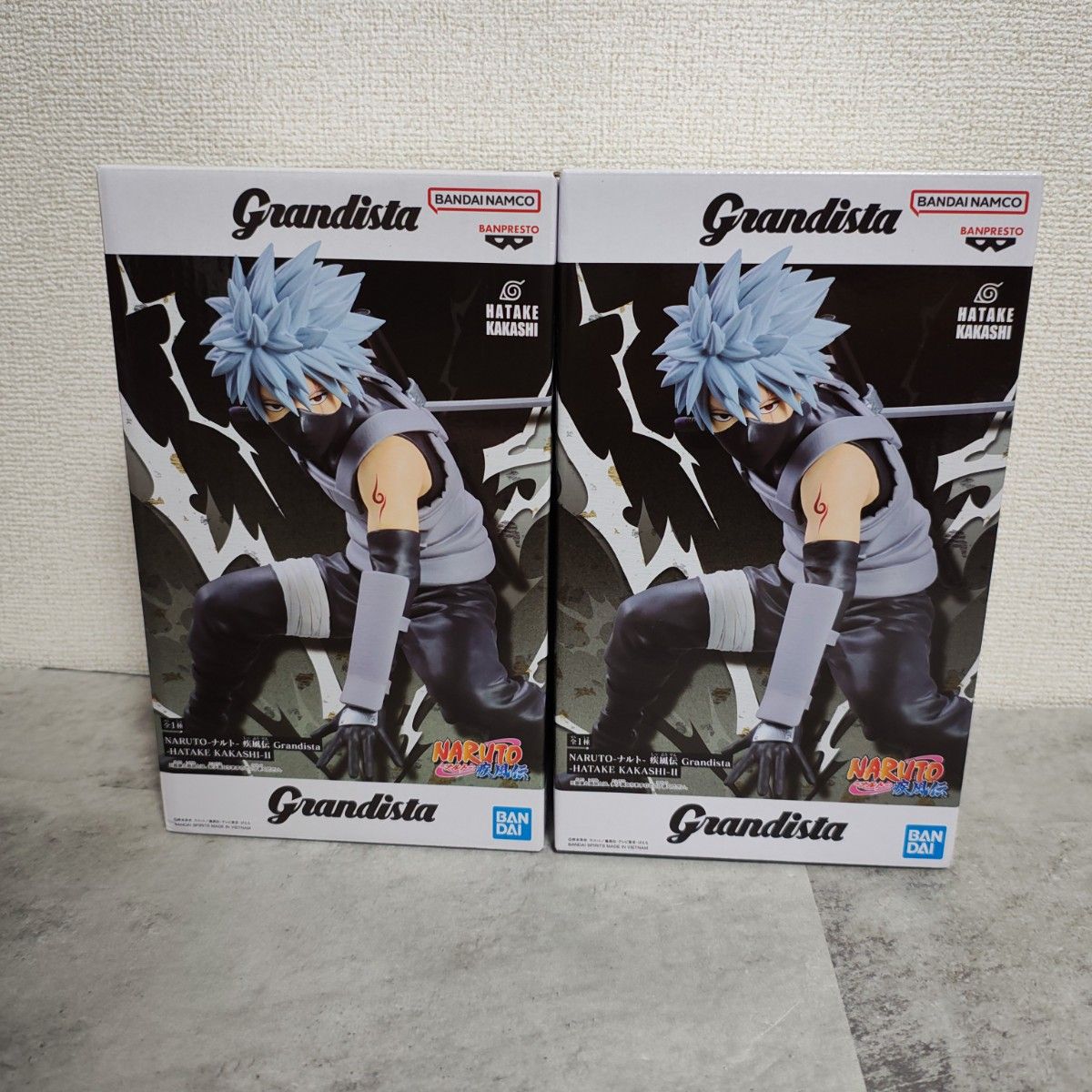 NARUTO -火影忍者疾风传 Grandista HATAKE KAKASHI-II 手办 2个套装