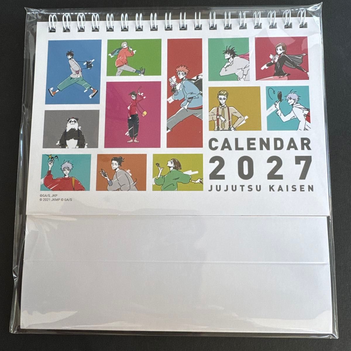 Jujutsu Kaisen 5th Anniversary Season 1 ED Visual Style Desk Calendar 2027