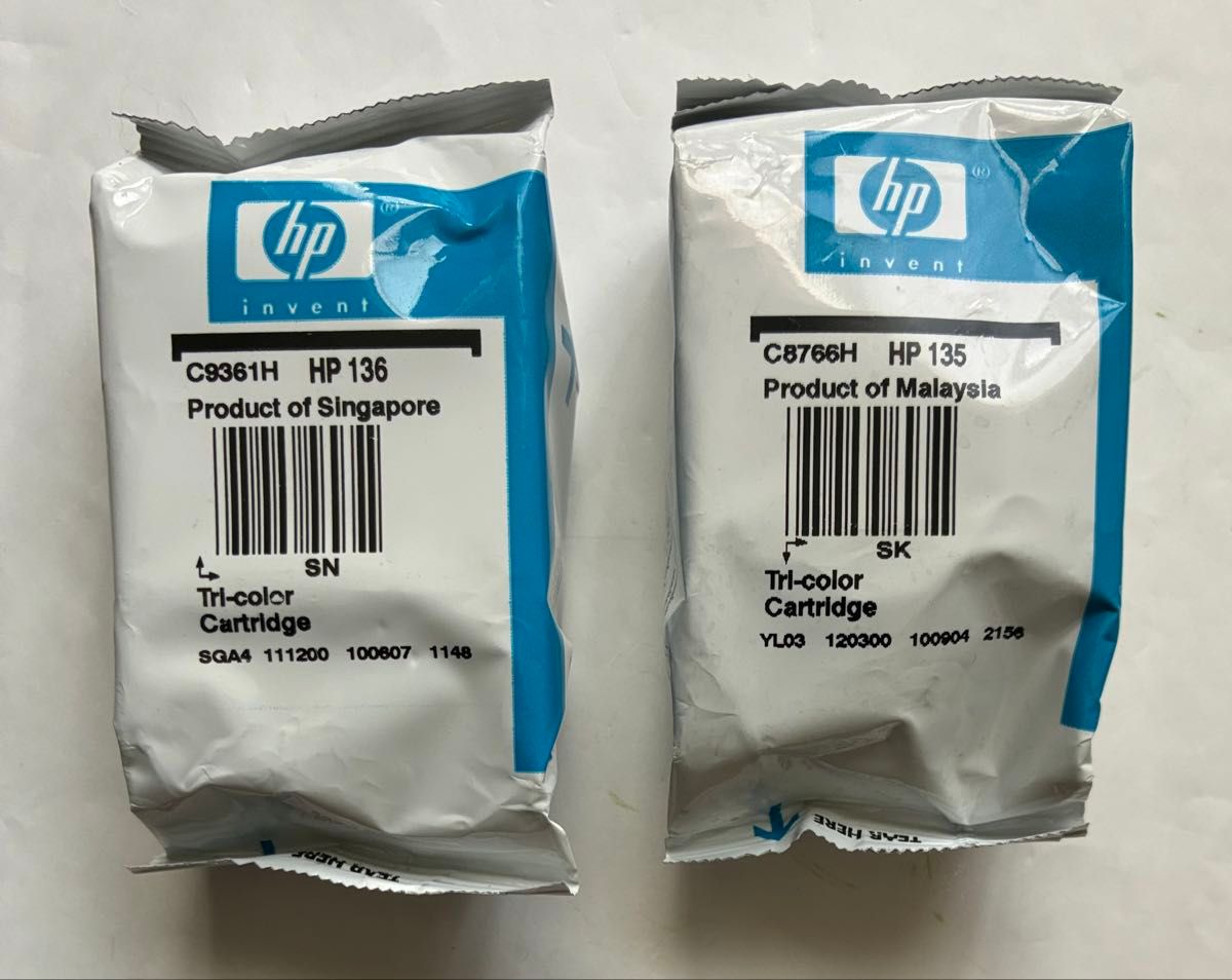 HP惠普原装原装墨盒HP136 C9361H & HP135 C8766H 2个套装