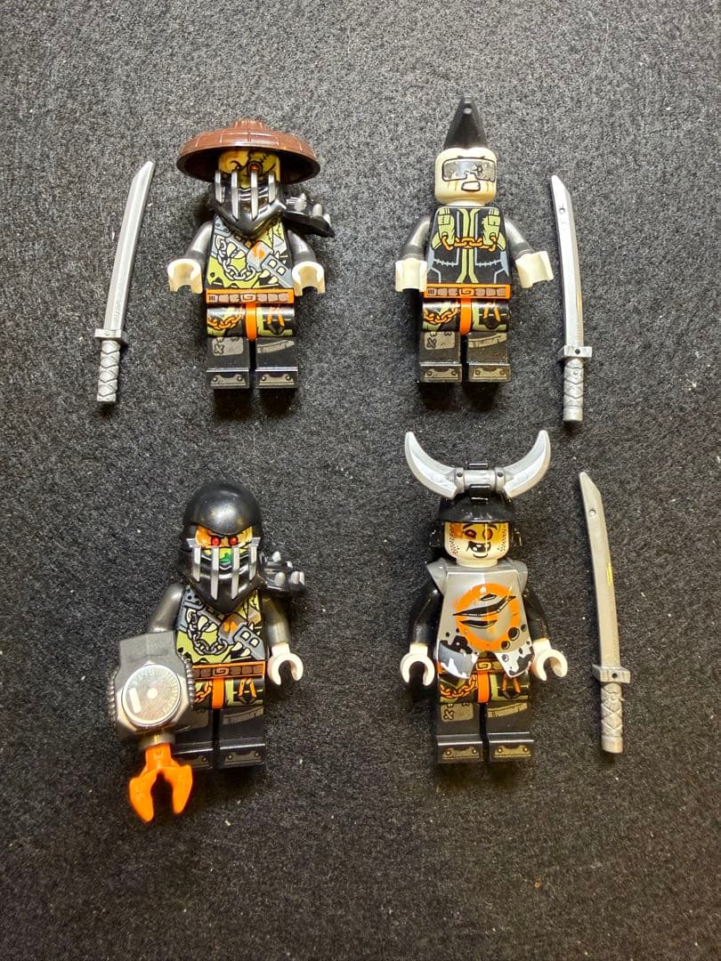 【正品】 LEGO 幻影忍者 龙之猎人4体套装 70653