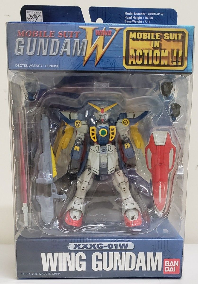 MOBILE SUIT IN ACTION MIA Wing Gundam XXXG-01W New Mobile and War Gundam W Unopened