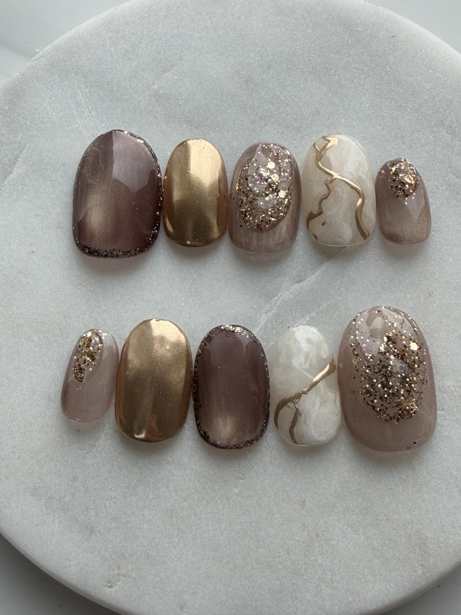 Sienna Nail Tips Custom Size Nuance Nail