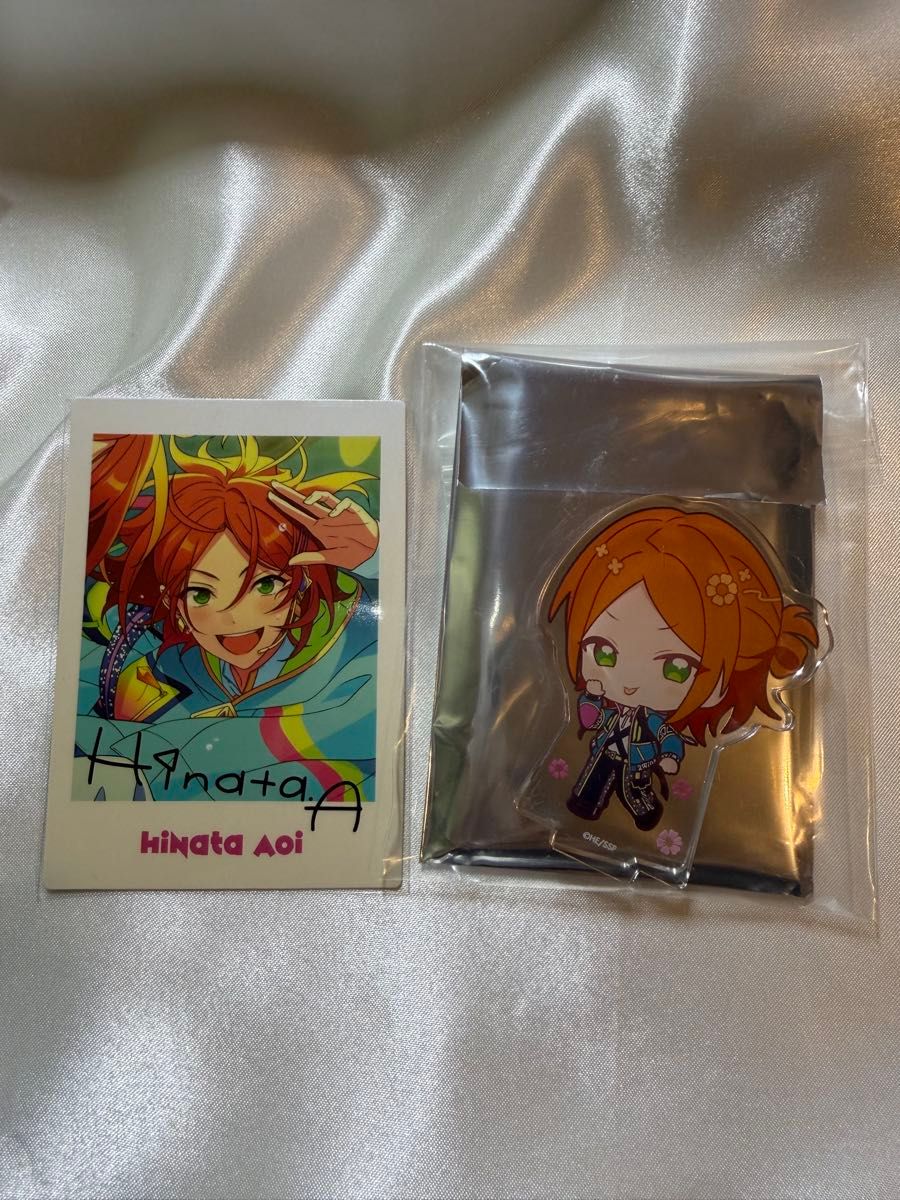 Ensemble Stars! AniCafe Starphone Acrylic Stand Yuta Aoi Hinata Aoi Pashatto 10th Anniversary