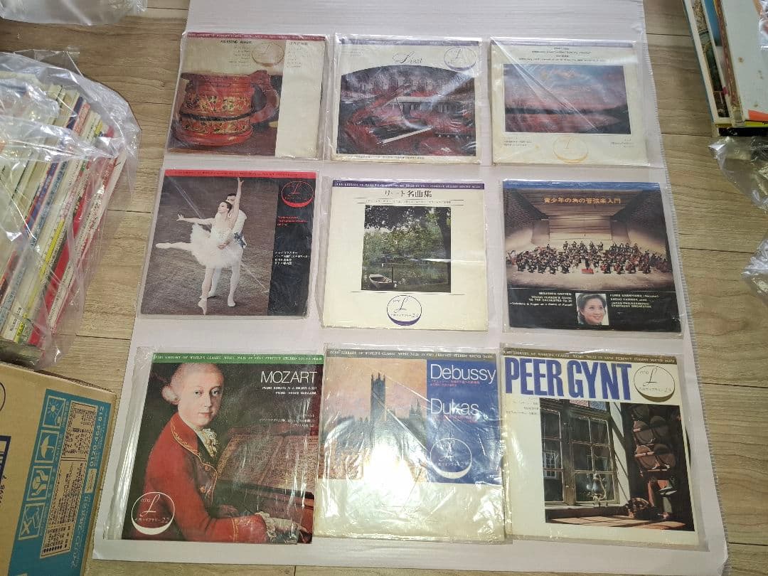 Gakken Music Echo Classic EP Records 9-Piece Lot