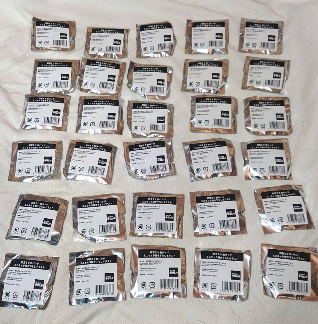 Hatsune Miku Unopened Can Badge 30-Piece Set Camera Kitamura Collaboration #4