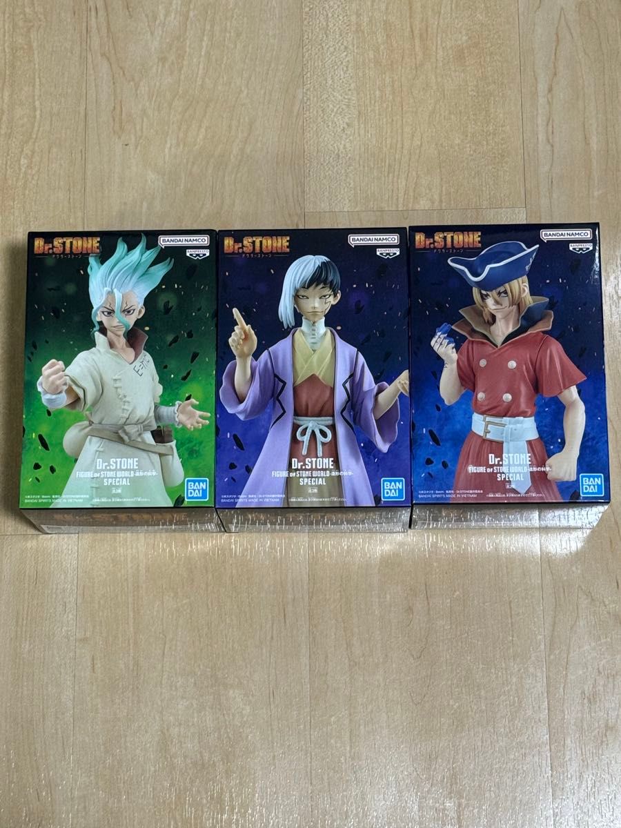 Dr.STONE FIGURE of STONE WORLD SPECIAL 手办 3种套装