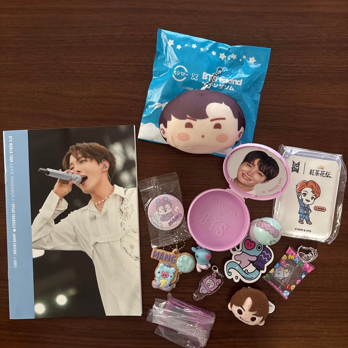 BTS J-HOPE Hobby Goods Lot Sale BT21 MANG XYLITOL Kocha Kaden ※Not sold individually