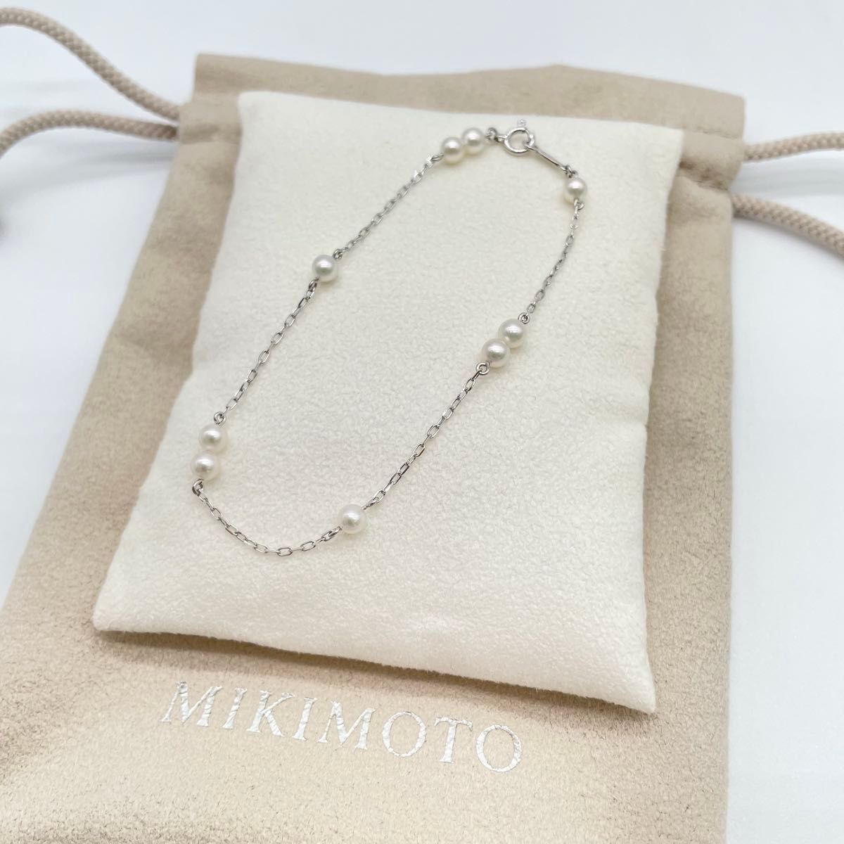 MIKIMOTO ブレスレット パール K18 1.8g 4mm