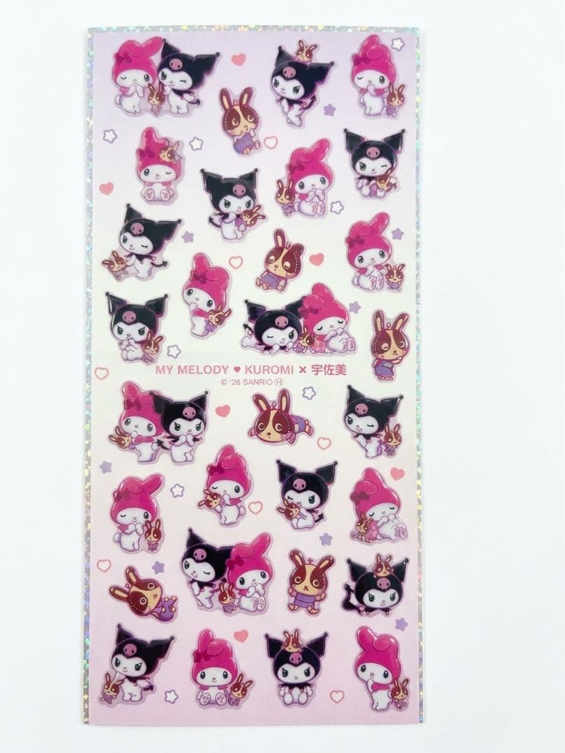 My Melody, Kuromi, Usami Stickers & Decals