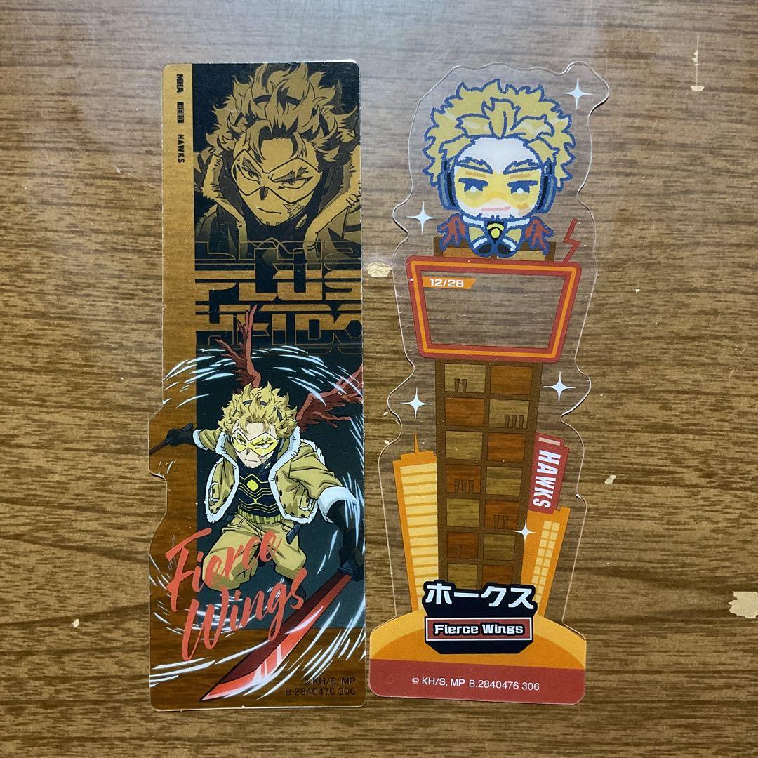⭕️ My Hero Academia Bookmark Hawks Set