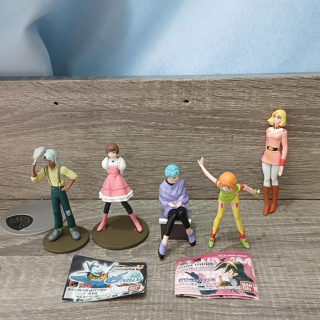 [Toy] Gundam Heroine Figure 5-Piece Set Bandai Turn A Gundam Rare
