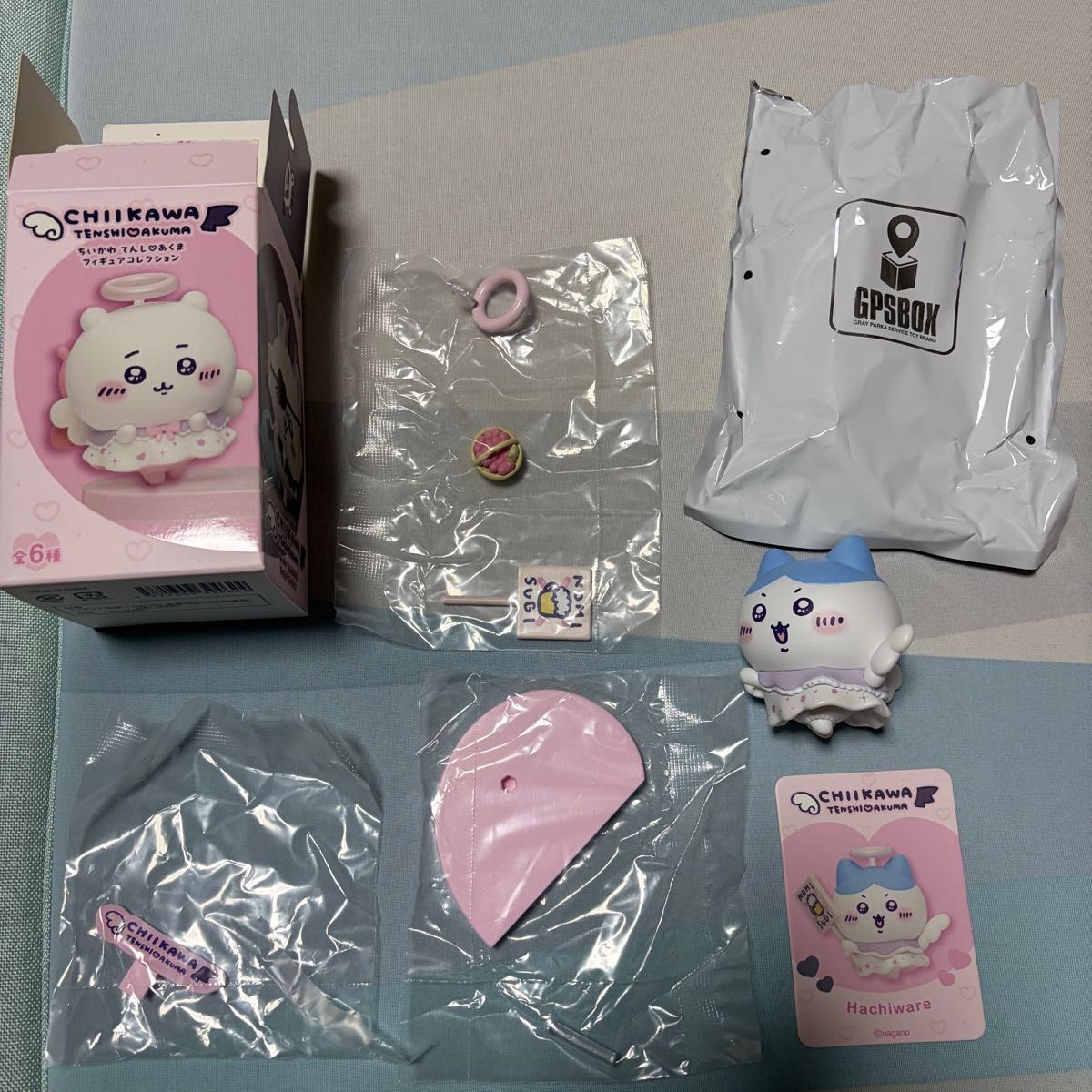 ちいかわ フィギュアコレクション てんしあくま てんしとあくま ハチワレ GPSBOX てんしあくま