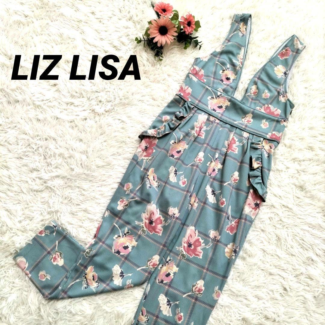 品相极佳♡LIZ LISA 丽兹丽莎 连体裤 花纹 荷叶边 一体式 0