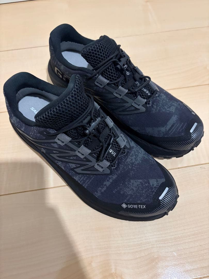 SALOMON trail跑步鞋GORE-TEX黑色